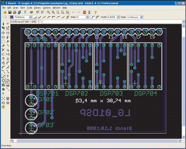 Finestra del  Layout Editor