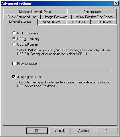 Advanced setting